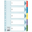 PRZEK�ADKI ESSELTE MYLAR A4 KART. 1-5 100160