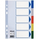PRZEK�ADKI ESSELTE PP A5 5 KART 15264