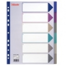 PRZEK�ADKI ESSELTE PP A4 MULTICOL.MAXI 6 KART 20647