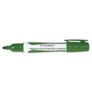 Marker do tablic Q-CONNECT Premium, gum. rkoje, okrgy, 2-3mm (linia), zielony