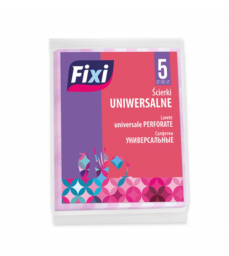 Ścierki uniwersalne FIXI, 5 szt., mix kolorów