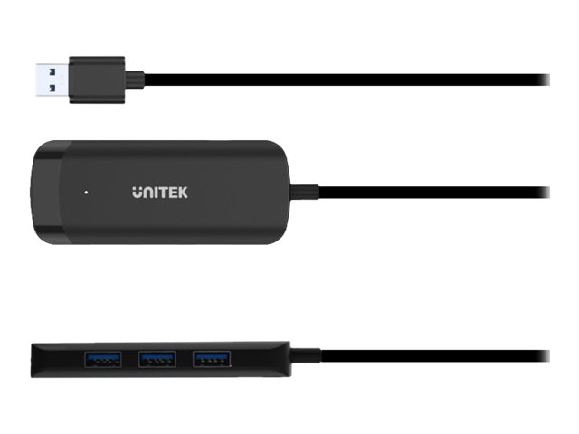 UNITEK H1111E HUB USB-A 3.1 5Gbps 4x USB-A 1.5m [Towar z magazynu zewnętrznego (na specjalne zamówienie). Towar nie podlega zwrotowi. Czas oczekiwania do 5 dni roboczych.]