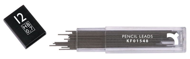 Grafity do ołówków Q-CONNECT 0,7mm, HB
