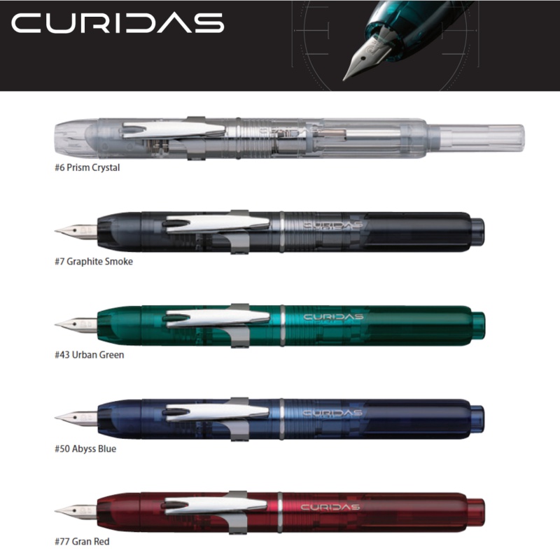 Pióro wieczne PLATINUM Curidas Grand Red, EF