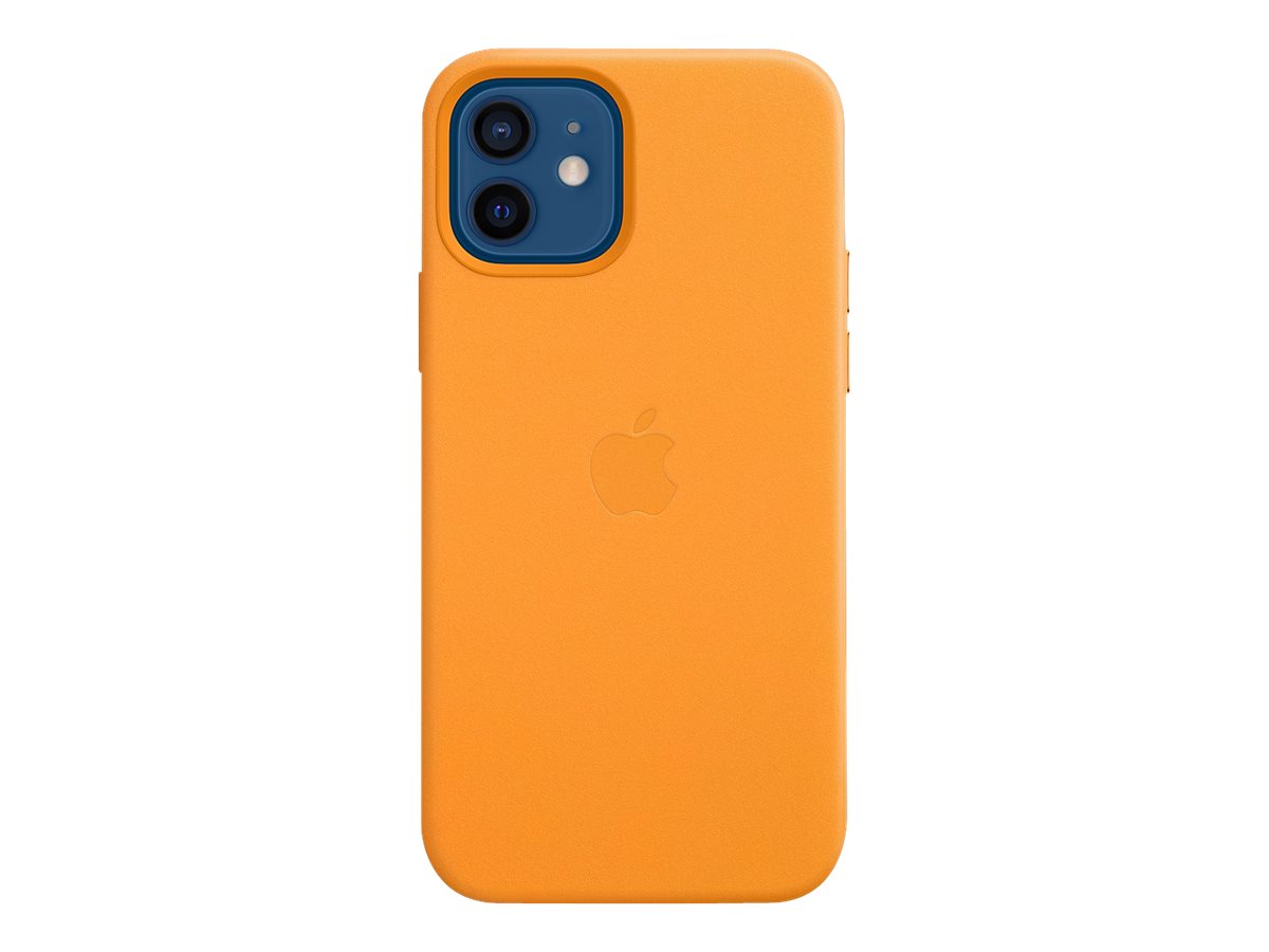 APPLE iPhone 12/12 Pro Leather Case with MagSafe - California Poppy