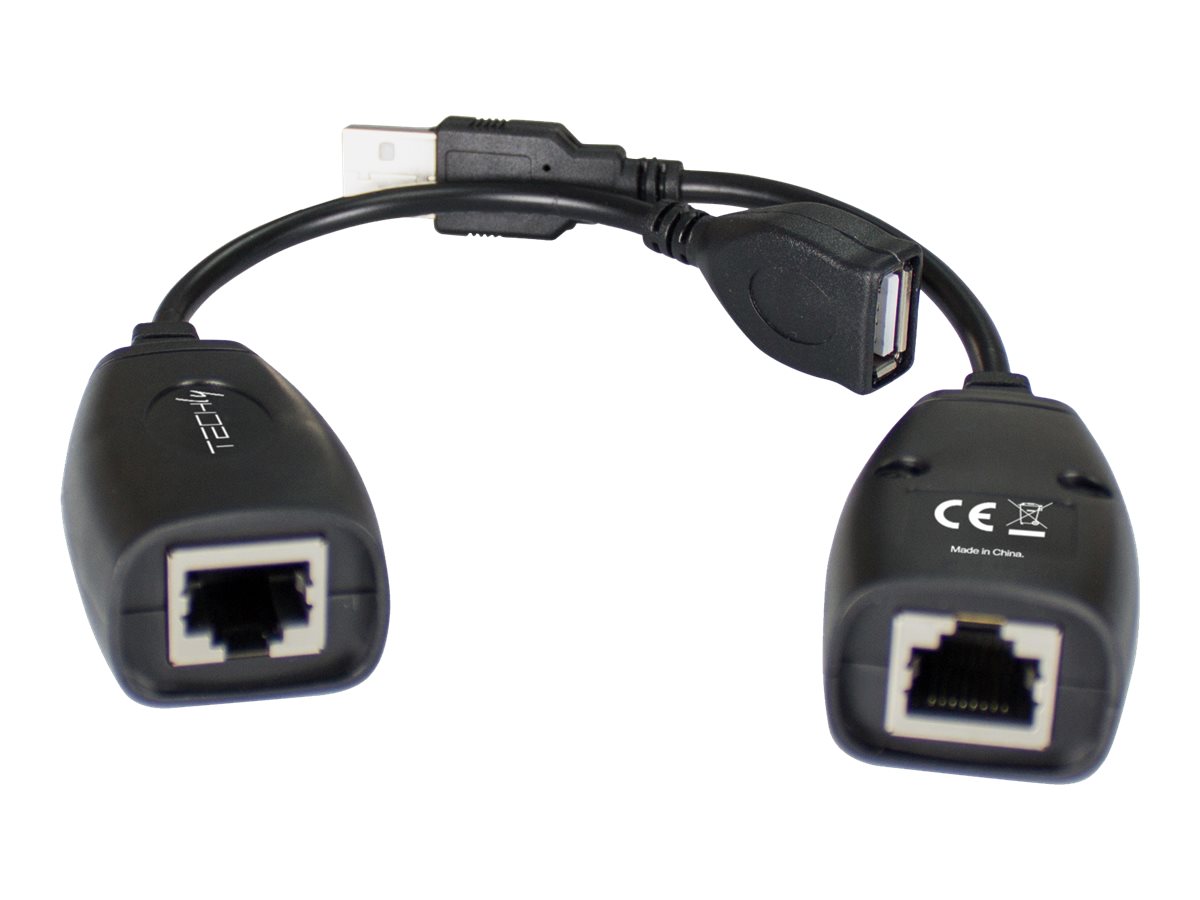 TECHLY Przedłużacz Extender USB do 50m po kablu sieciowym RJ45