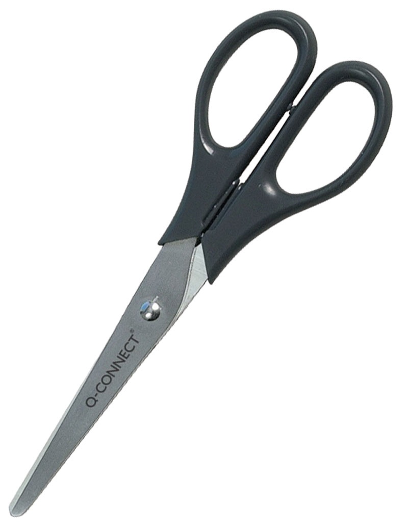 Nożyczki biurowe Q-CONNECT, klasyczne, 18cm, czarne