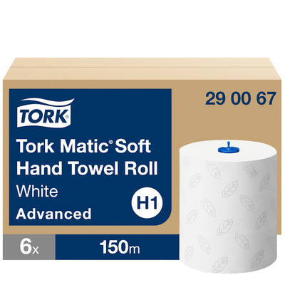 Tork Matic® - Ręcznik w roli, miękki, biały - 150 m