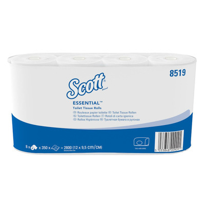 Kimberly-Clark Scott - Papier toaletowy w małych rolkach - 350 odcinków