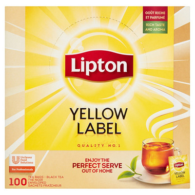 Herbata LIPTON Yellow Label, 100 kopert