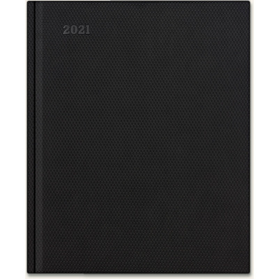 Kalendarz B6 PLUS książkowy (U4), 07 czarny karo TELEGRAPH