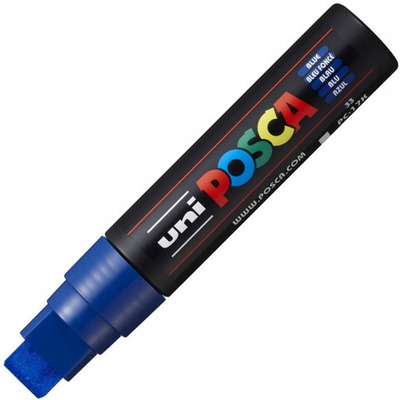 Marker z farbą plakatową Posca PC-17K, niebieski, Uni