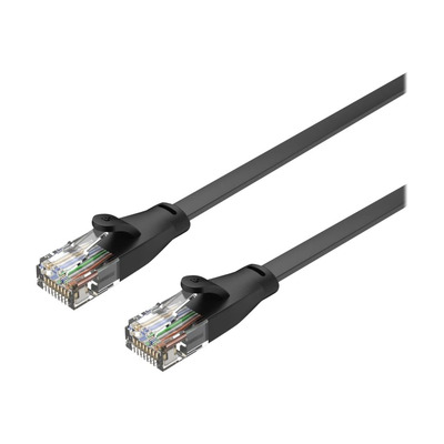 UNITEK C1813GBK Ethernet Cable FLAT UTP Ethernet Cat.6 10m