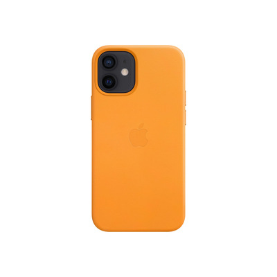 APPLE iPhone 12/12 Pro Leather Case with MagSafe - California Poppy