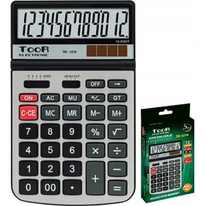 Kalkulator biurowy TOOR TR-1216 12-pozycyjny 120-1835