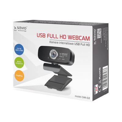 SAVIO CAK-02 USB Full HD Webcam