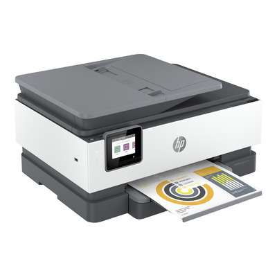 HP OfficeJet Pro 8022e All-in-One A4 Color Wi-Fi USB 2.0 RJ-11 Print Copy Scan Fax Inkjet 28ppm