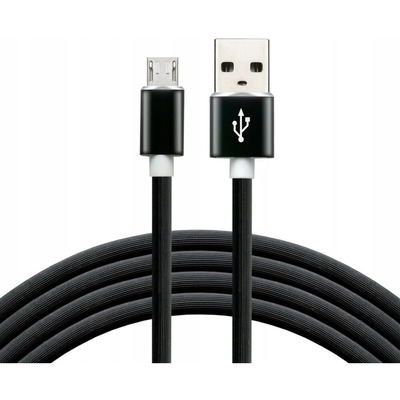 Kabel USB - microUSB EVERACTIVE 1,5m 2,4A czarny (CBS-1.5MB)