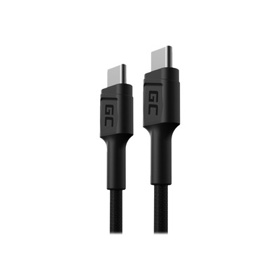 GREEN CELL Cable PowerStream USB-C - USB-C 30cm szybkie ładowanie Power Delivery 60W Ultra Charge QC 3.0