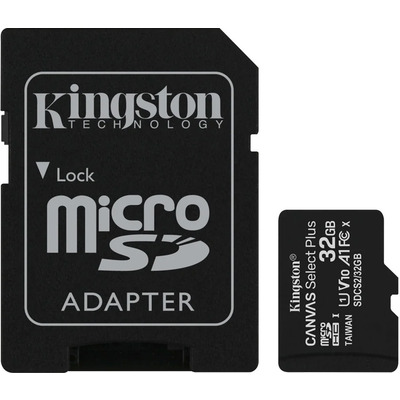 Kingston karta pamięci Micro SD Canvas Select Plus | 32GB + Adapter