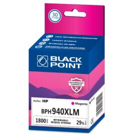 Tusz BLACK POINT (BPH940XLM) purpurowy 1800str zamiennik HP (940XL/C4908AE)
