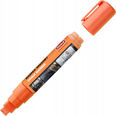 Marker kredowy końcówka 8x5mm pomarańczowy TO-291 52 TOMA