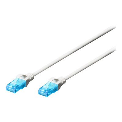 DIGITUS CAT 5e U-UTP patch cable PVC AWG 26/7 length 25m color white [Towar z magazynu zewnętrznego (na specjalne zamówienie). Towar nie podlega zwrotowi. Czas oczekiwania do 5 dni roboczych.]