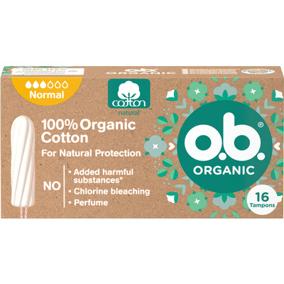 O.B. ORGANIC NORMAL 16 SZT. Tampony
