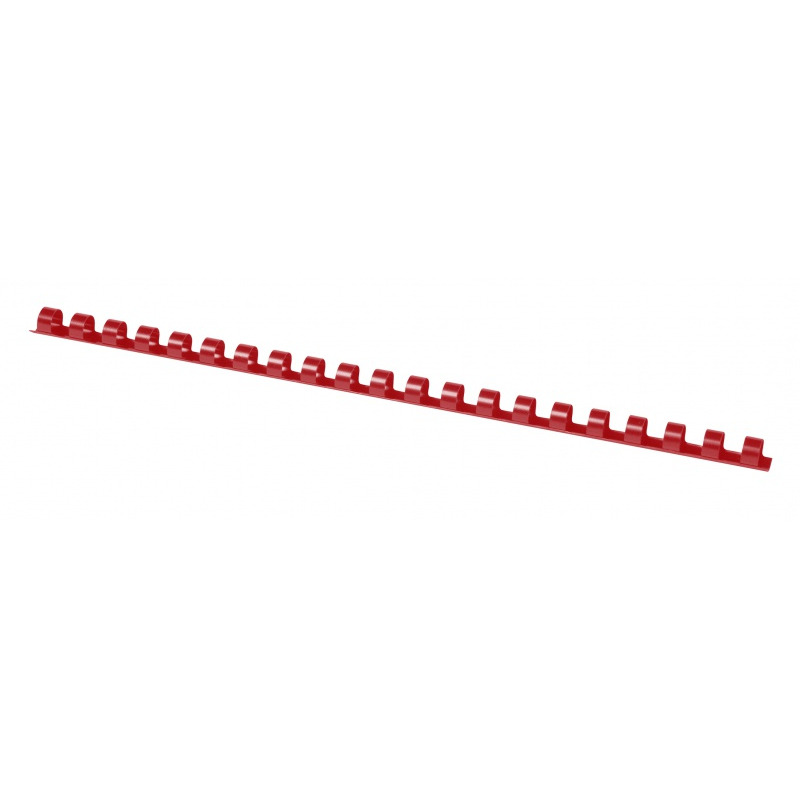 Grzbiety do bindowania OFFICE PRODUCTS, A4, 8mm (45 kartek), 100 szt., czerwone