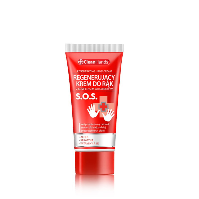 Krem do r�k regeneruj�cy CLEAN HANDS, z kompleksem witaminowym SOS, 30 ml