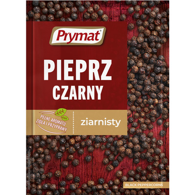 PIEPRZ CZARNY ZIARNISTY 20G PRYMAT
