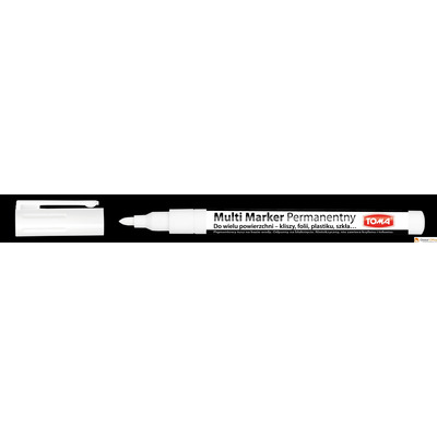 Marker permanentny Multi Marker 1,5mm, bia�y TO-333 00 TOMA