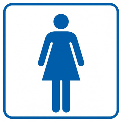 Znak TDC, Toaleta damska