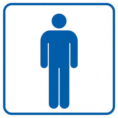 Znak TDC, Toaleta m�ska