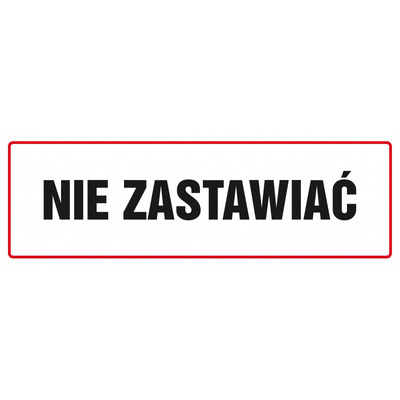 Znak TDC, Nie zastawia�