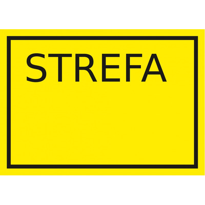 Znak TDC, 2 strefa zagro�enia wybuchem