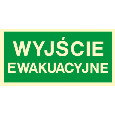 Znak TDC, Wyj�cie ewakuacyjne