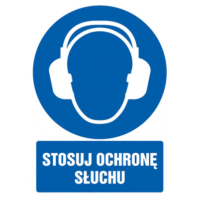 Znak TDC, Stosuj ochron� s�uchu