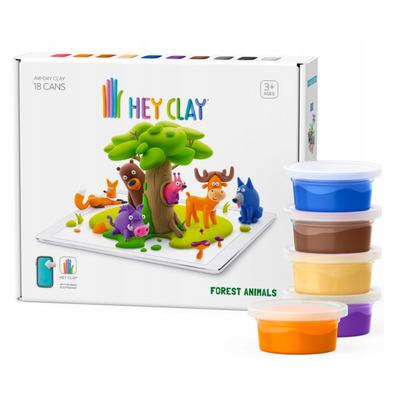 HEY CLAY masa plastyczna Zwierz�ta le�ne
