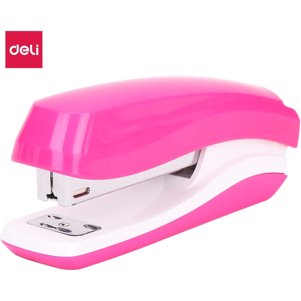 Zszywacz 25 kartek 24/6 26/6 RIO r&oacute;�owy 0350 PINK DELI