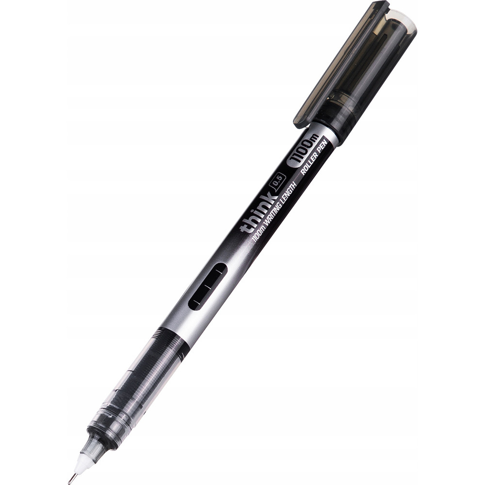 Pi&oacute;ro kulkowe 0,5 mm THINK czarne EQ300BK DELI