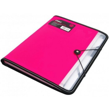 Teczka z gumk� A4 7-przegr&oacute;dek RIO r&oacute;�&oacute;wa 38965 DELI