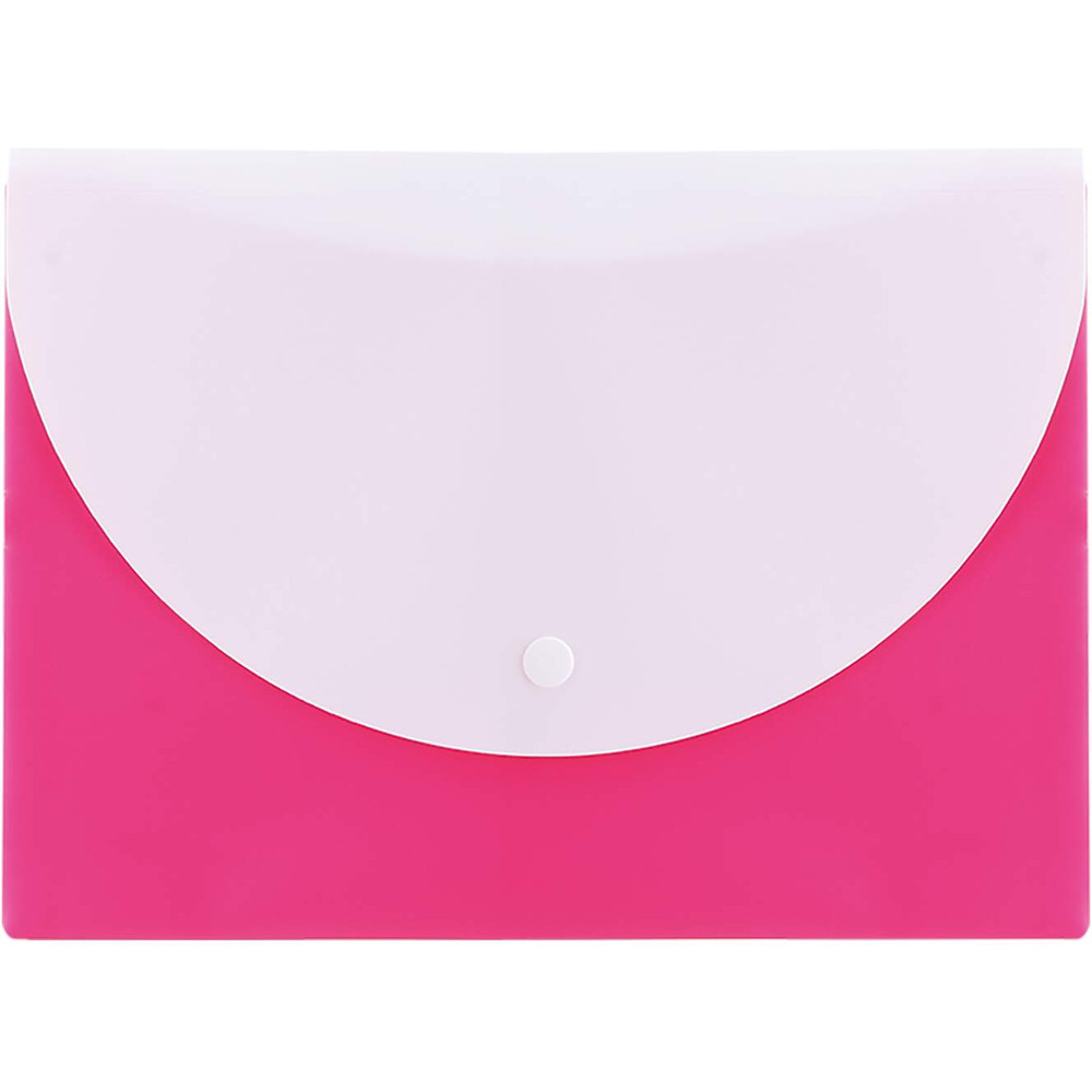 Teczka kopertowa na zatrzask A5 RIO r&oacute;�owa E38978 PINK DELI