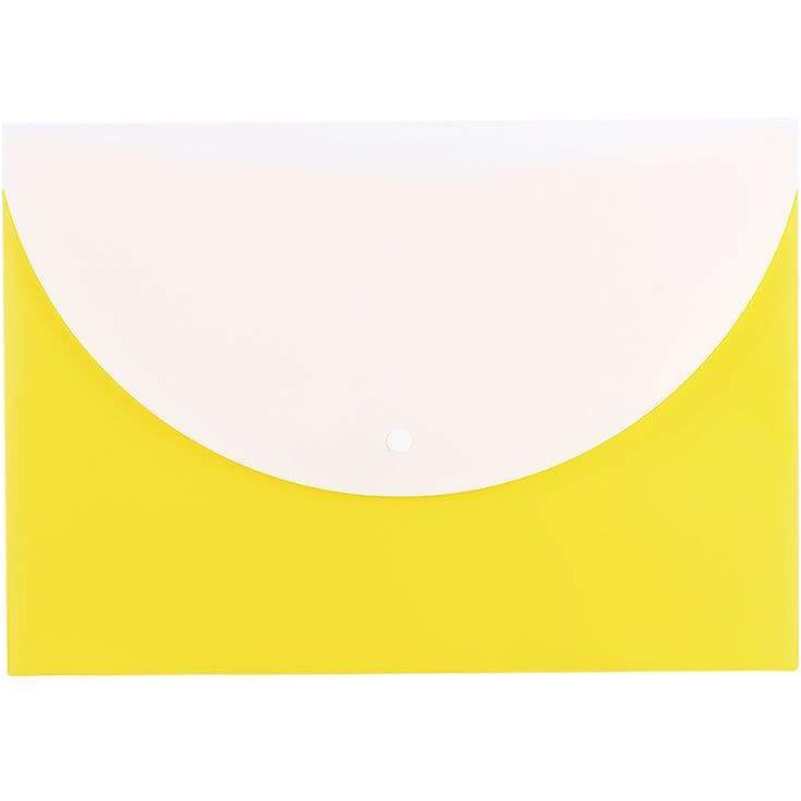 Teczka kopertowa na zatrzask A5 RIO �&oacute;�ta E38978 YELLOW DELI