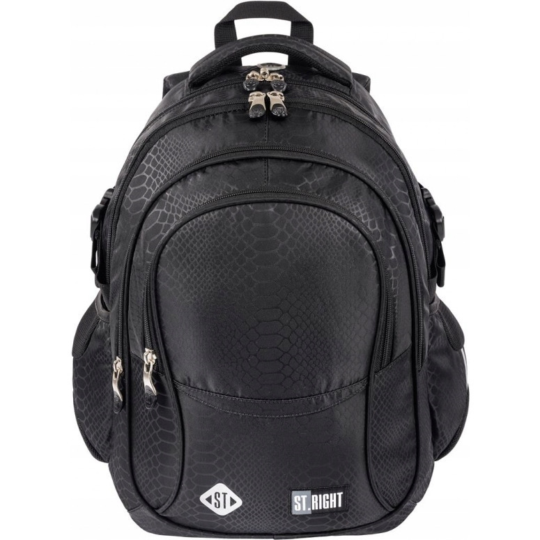 Plecak szkolny 4-komorowy Tornister m�odzie�owy Shiny Snake BP-01 ST.RIGHT St.Majewski