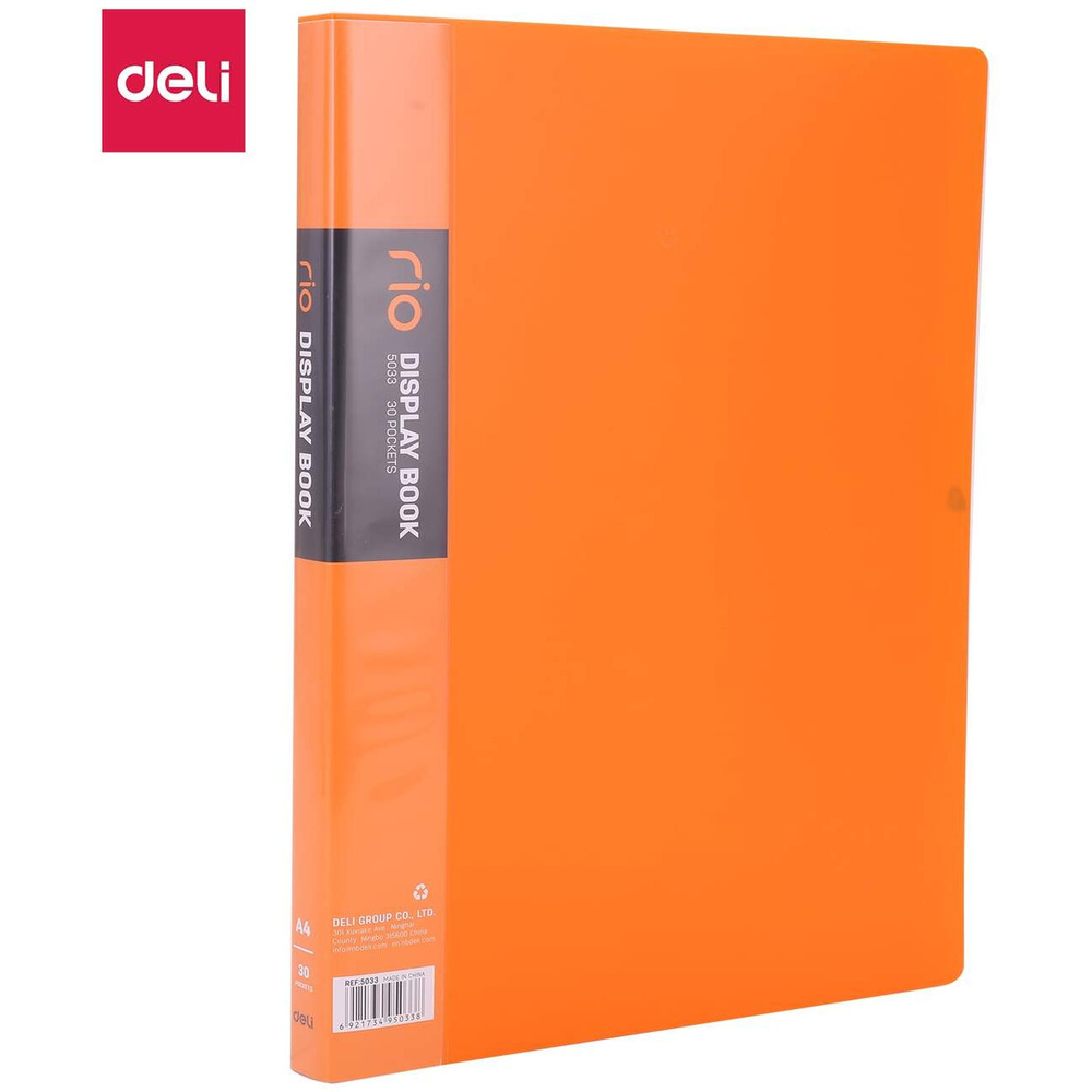 Album ofertowy A4 30 koszulek RIO pomara�czowy 5033 ORANGE DELI