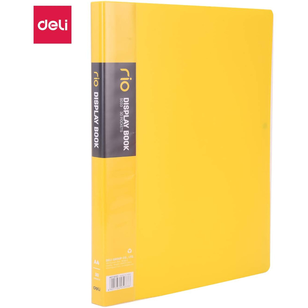 Album ofertowy A4 30 koszulek RIO �&oacute;�ty 5033 YELLOW DELI