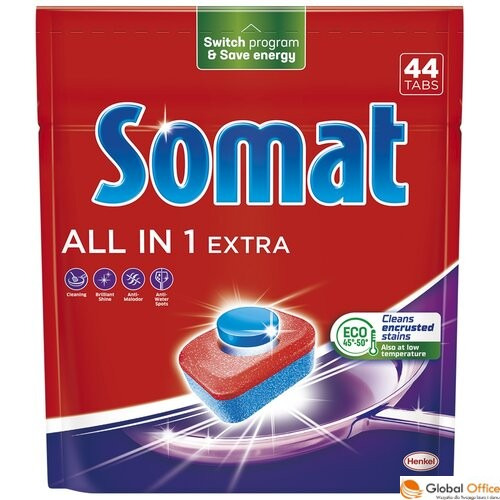 SOMAT Tabletki do zmywarki 44 szt. All in one Extra  09190