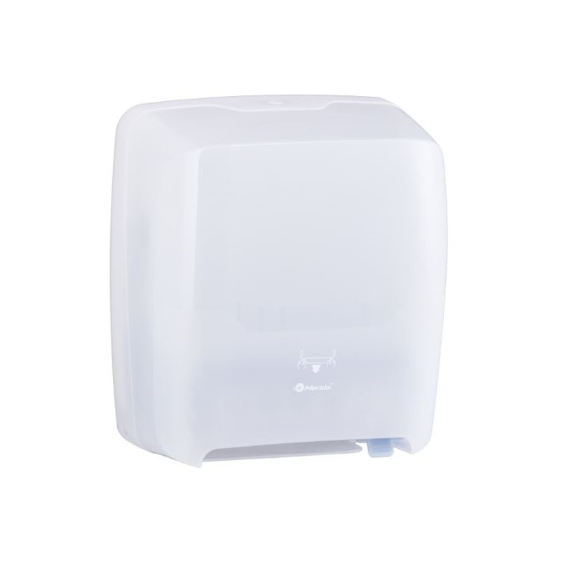 Merida Harmony Automatic Maxi - Mechaniczny podajnik r�cznik&oacute;w papierowych w rolach - Bia�y