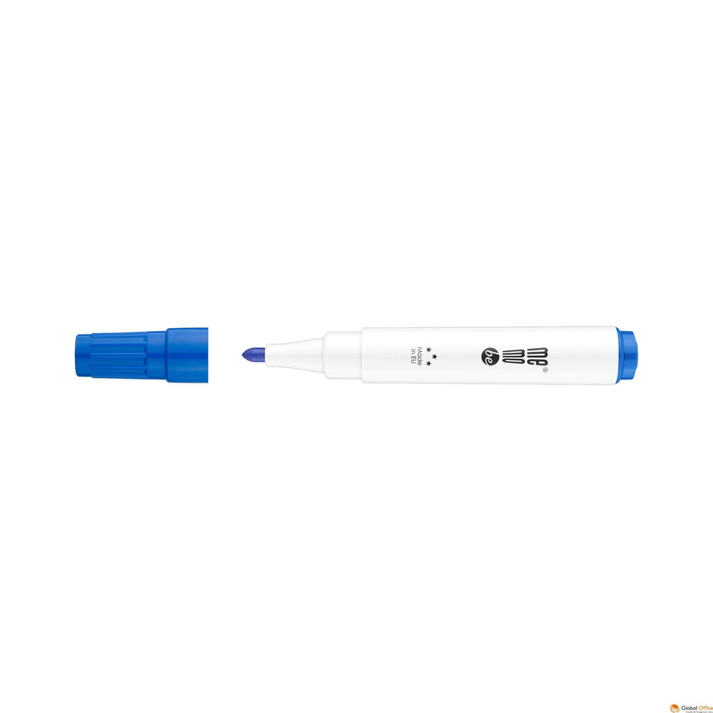 Marker do tablic sucho�cieralnych i flipchart&oacute;w MEMOBE MM350 ko�c&oacute;wka okr�g�a niebieski MM350-03